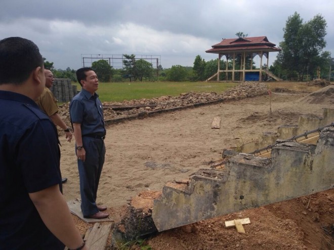 Bupati Batanghari saat mengecek arena MTQ